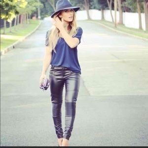 Kittenish Faux Leather Leggings
